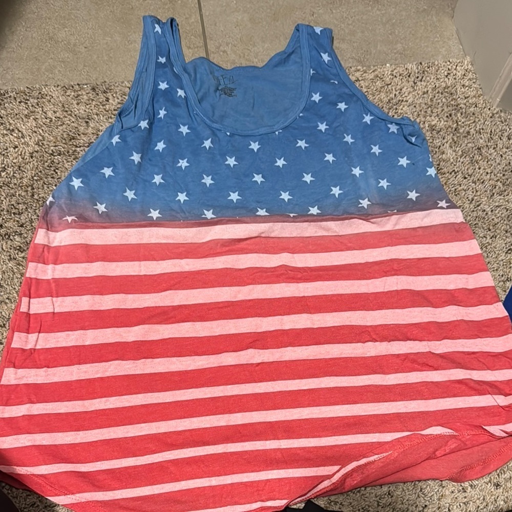 Freeze America Sleeveless Tank Top